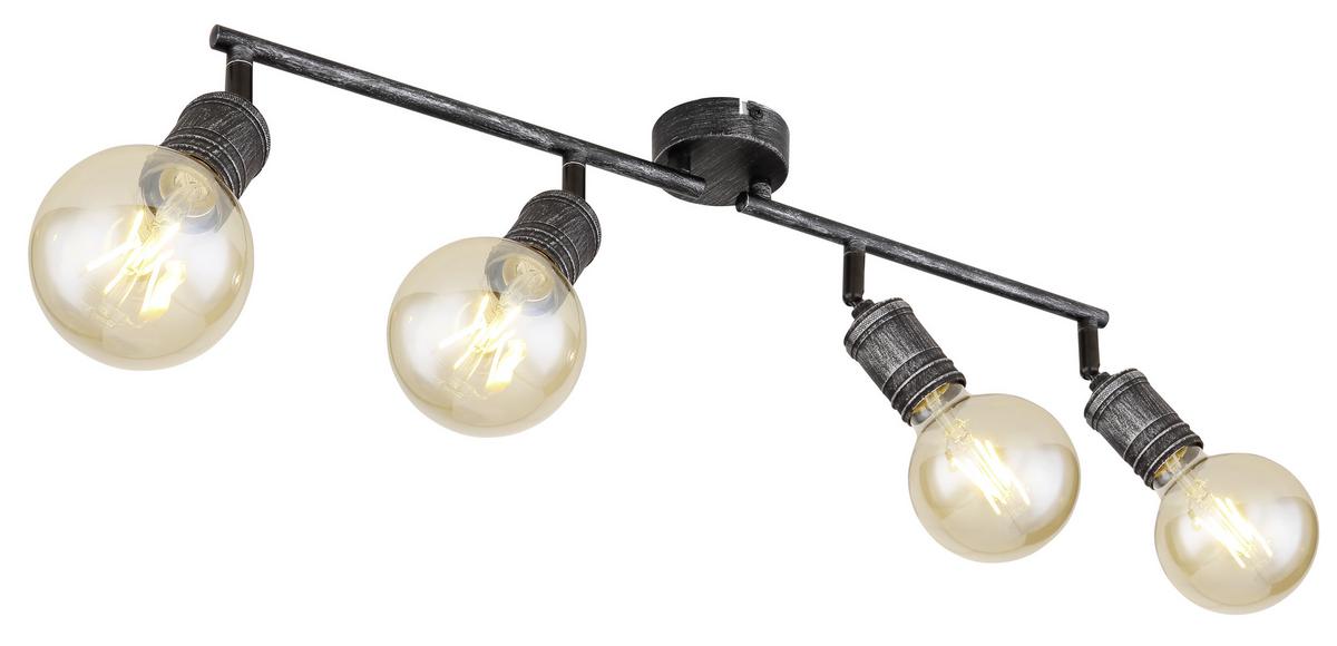 Strahler 54038-4 in Nickelfarben max. 40 Watt - Nickelfarben, Basics, Metall (60/8/11cm) - Globo