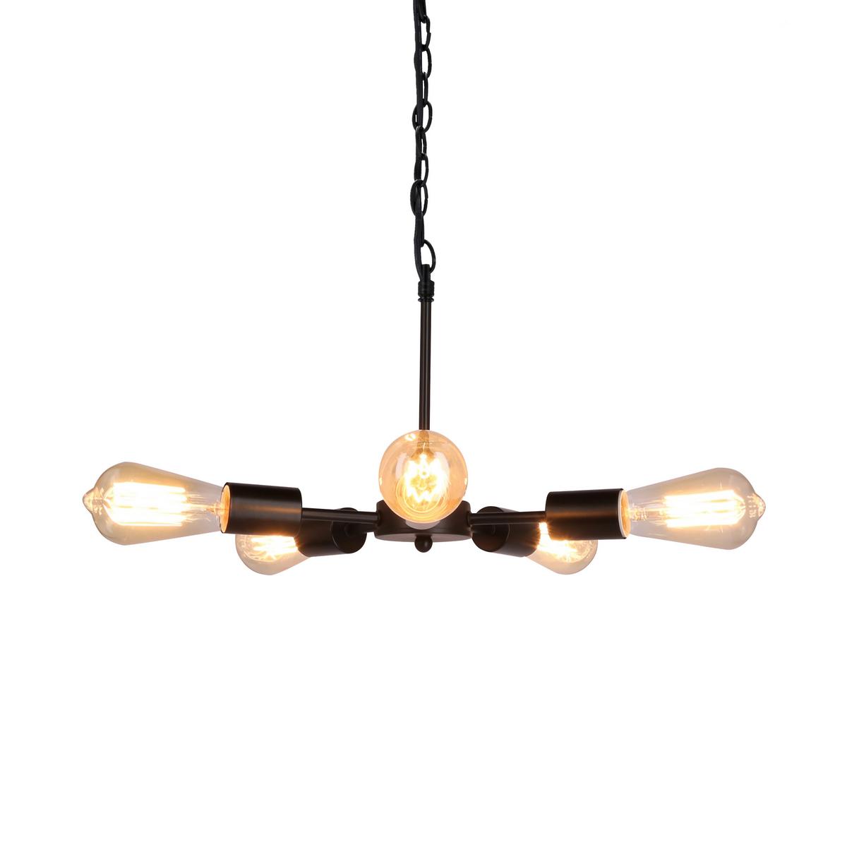 Svjetiljka Viseća 35-09388 Sparta - crna, Design, metal (36/36/105cm)