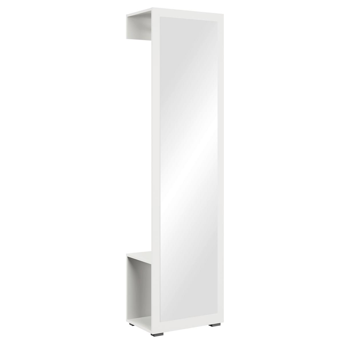 Predsoba Dino, Bela, 2-Delna - bela, Basics, leseni material (50/190/35cm) - P & B