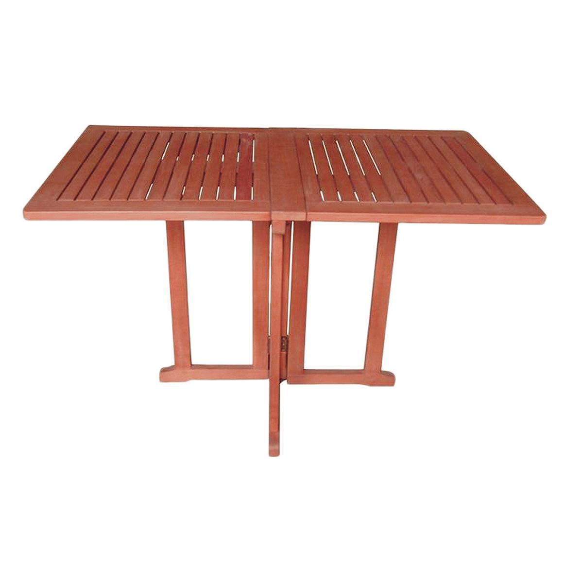 Balkontisch Baltimore klappbar Eukalyptusholz L: ca. 120 cm - Eukalyptusholzfarben, Basics, Holz (120/70/73cm) - Gardenson
