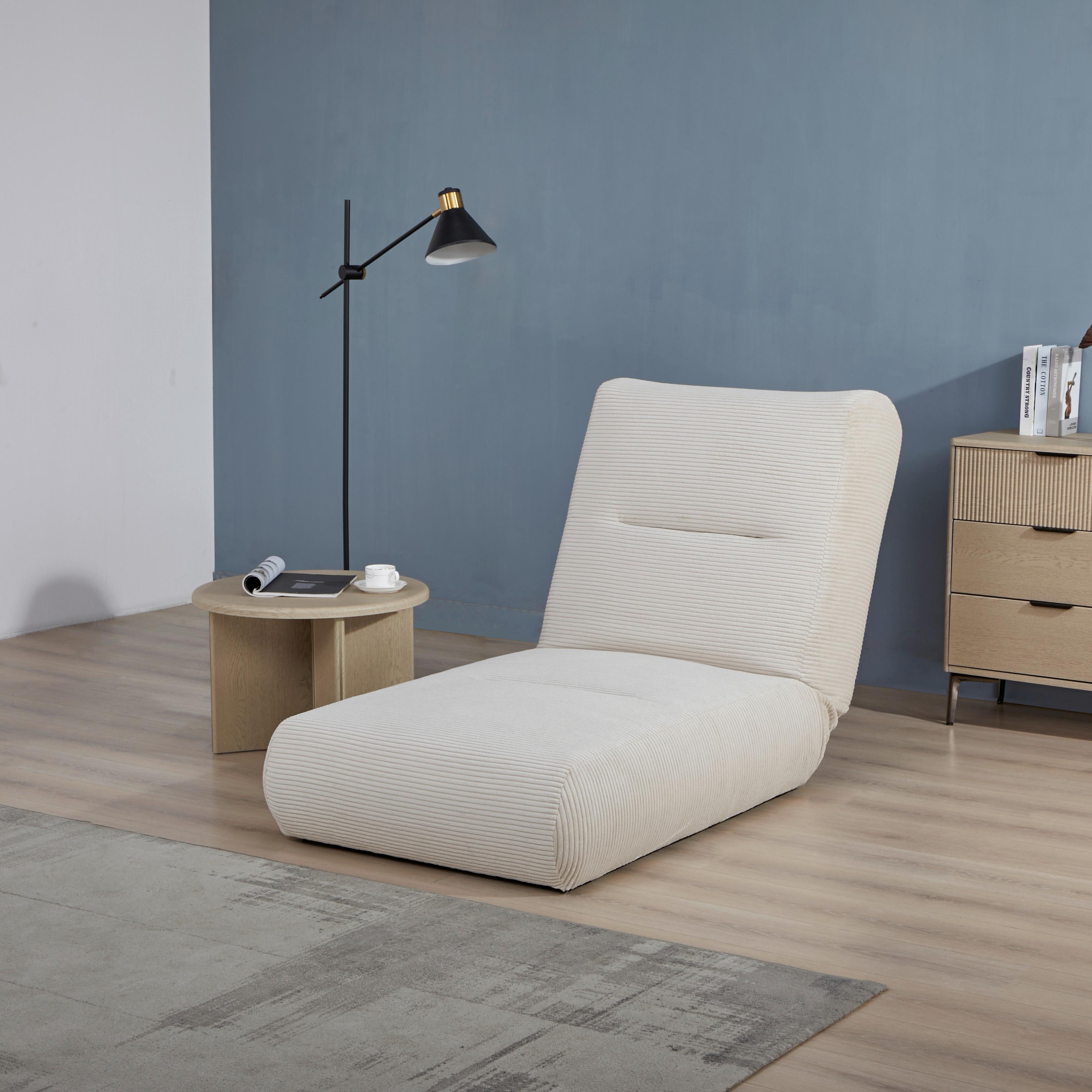 Fotelj Luna, Bež, Funkcija Ležišča - bež, Design, tekstil (81/88/160cm) - Livetastic
