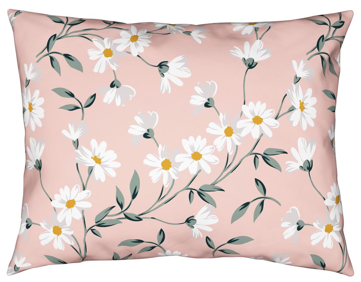 Ágyneműhuzat-garnitúra Daisy - rózsaszín/fehér, Konventionell, textil (140/200cm) - Modern Living