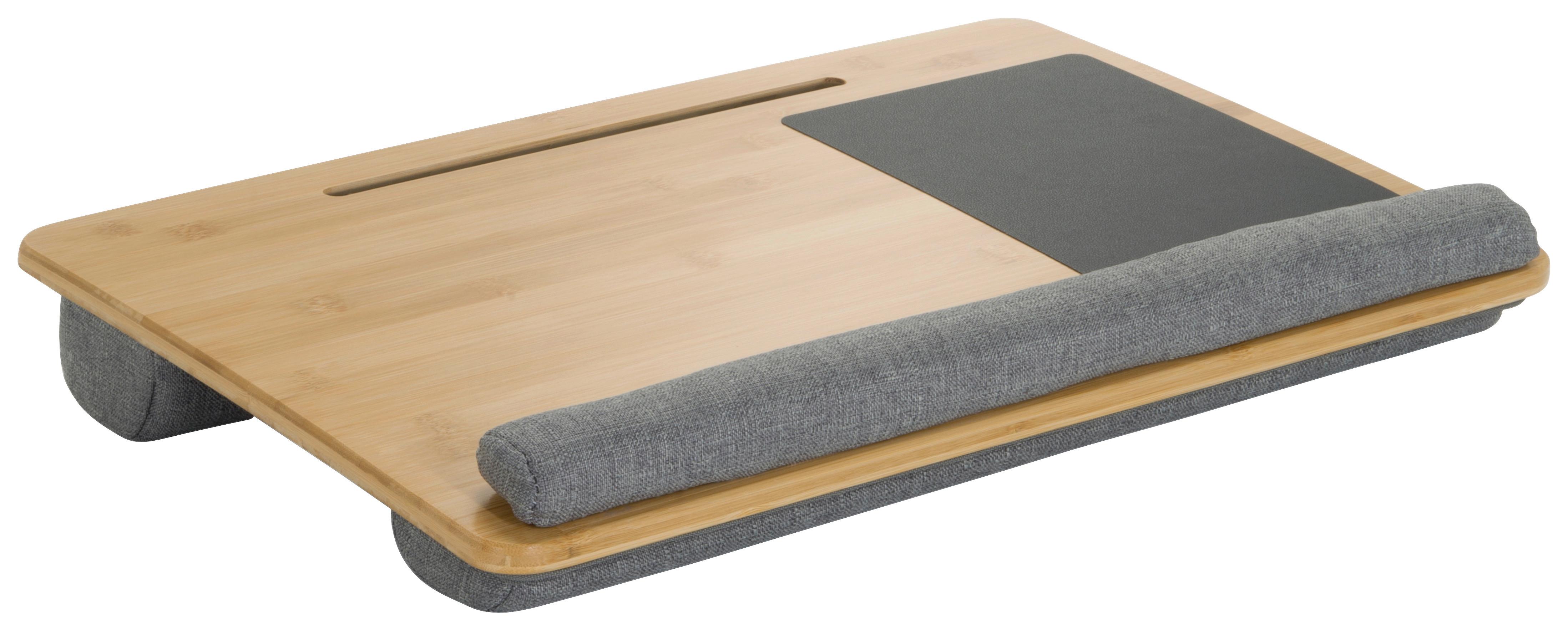 Podloga Za Prenosnik Comfilap, Siva - siva, Basics, tekstil/les (54/9/36cm) - MID.YOU