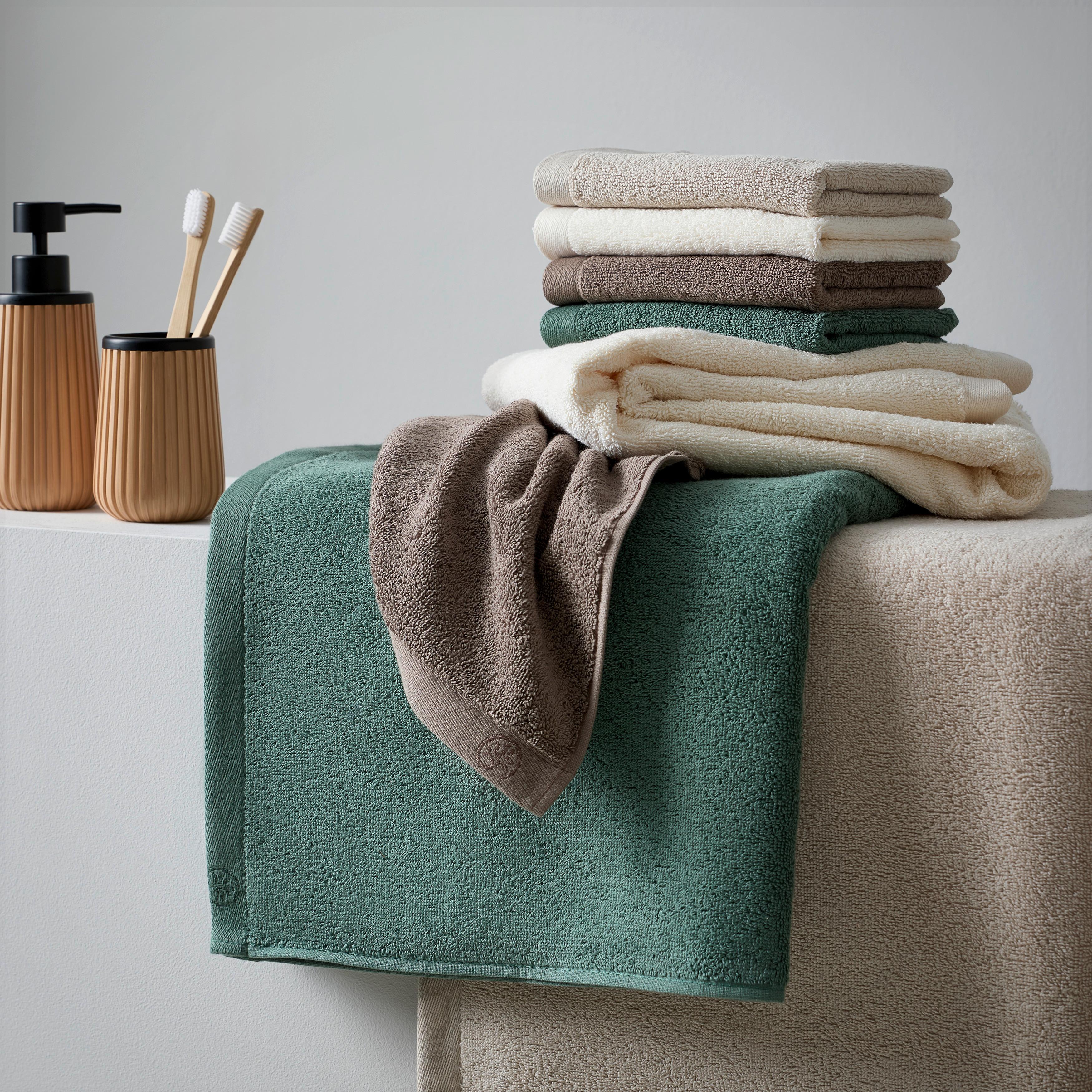 Gästetuch Bio-Elsa Creme ca. 30x50cm - Creme, Natur, Textil (30/50cm) - ecoTree