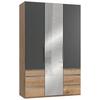 Ormar S Klasičnim Vratima Level 36 A - boje grafita/boje hrasta, Moderno, drvni materijal (150/236/58cm) - Modern Living