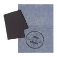 Geschirrtuch-Set Urban in Schwarz und Blau - Blau/Schwarz, MODERN, Textil (50/70cm) - MÖMAX modern living