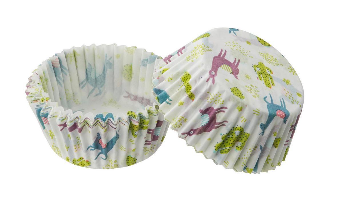 Papierförmchen Bakery, 50 Stück - Blau/Lila, KONVENTIONELL, Papier (11,70cm) - Zenker