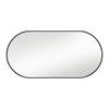 VÄGGSPEGEL BRITT -SB- - svart, Modern, metall/glas (40/80cm) - Mömax