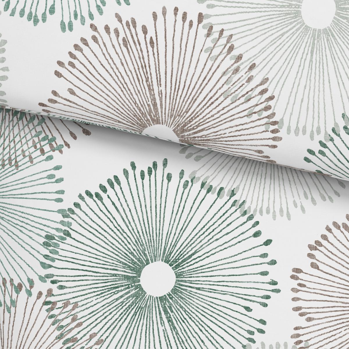 BETTWÄSCHESET MILA - Weiss/Grün, Natur, Textil (160/210cm) - Modern Living