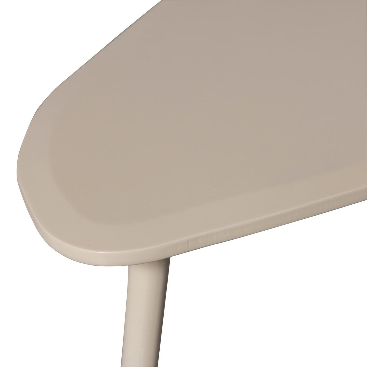 Beistelltischset Davina 2er-Set Sandfarben - Sandfarben, Design, Holzwerkstoff - Livetastic