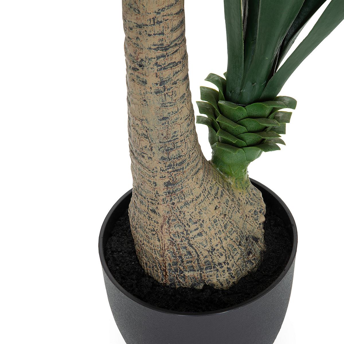 Umetna Rastlina Yucca - črna/zelena, Basics, umetna masa (50/135/50cm) - MID.YOU