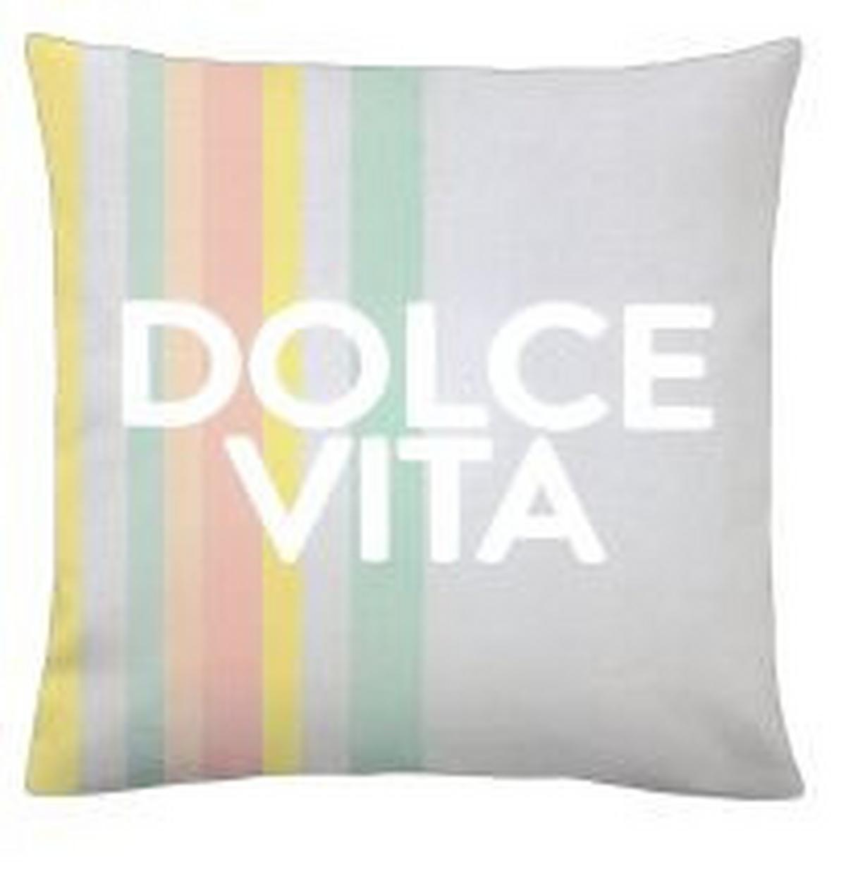 Zierkissen Dolce Vita Multicolor ca. 45x45cm - Multicolor, KONVENTIONELL, Textil (45/45cm) - Mömax