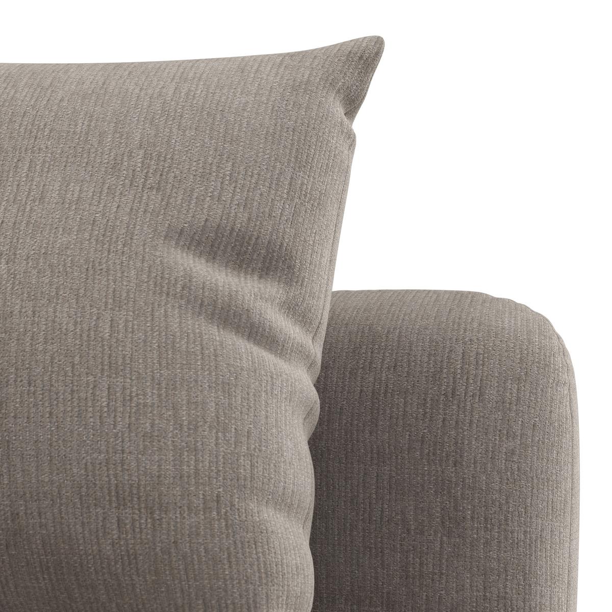 Kutna Garnitura Nicole - crna/sivo-bež, Moderno, tekstil/drvo (162/87/306cm) - Bessagi Home