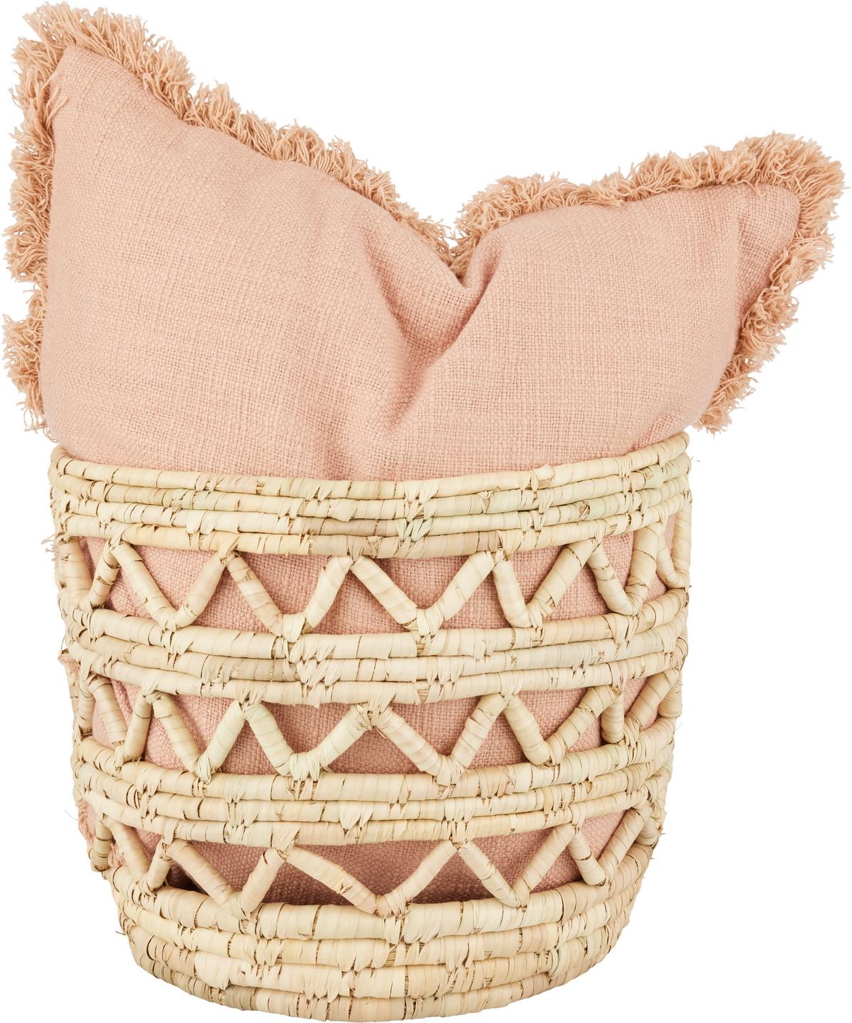Korb Samila I Naturfarben - Naturfarben, MODERN, Naturmaterialien (26/26cm)