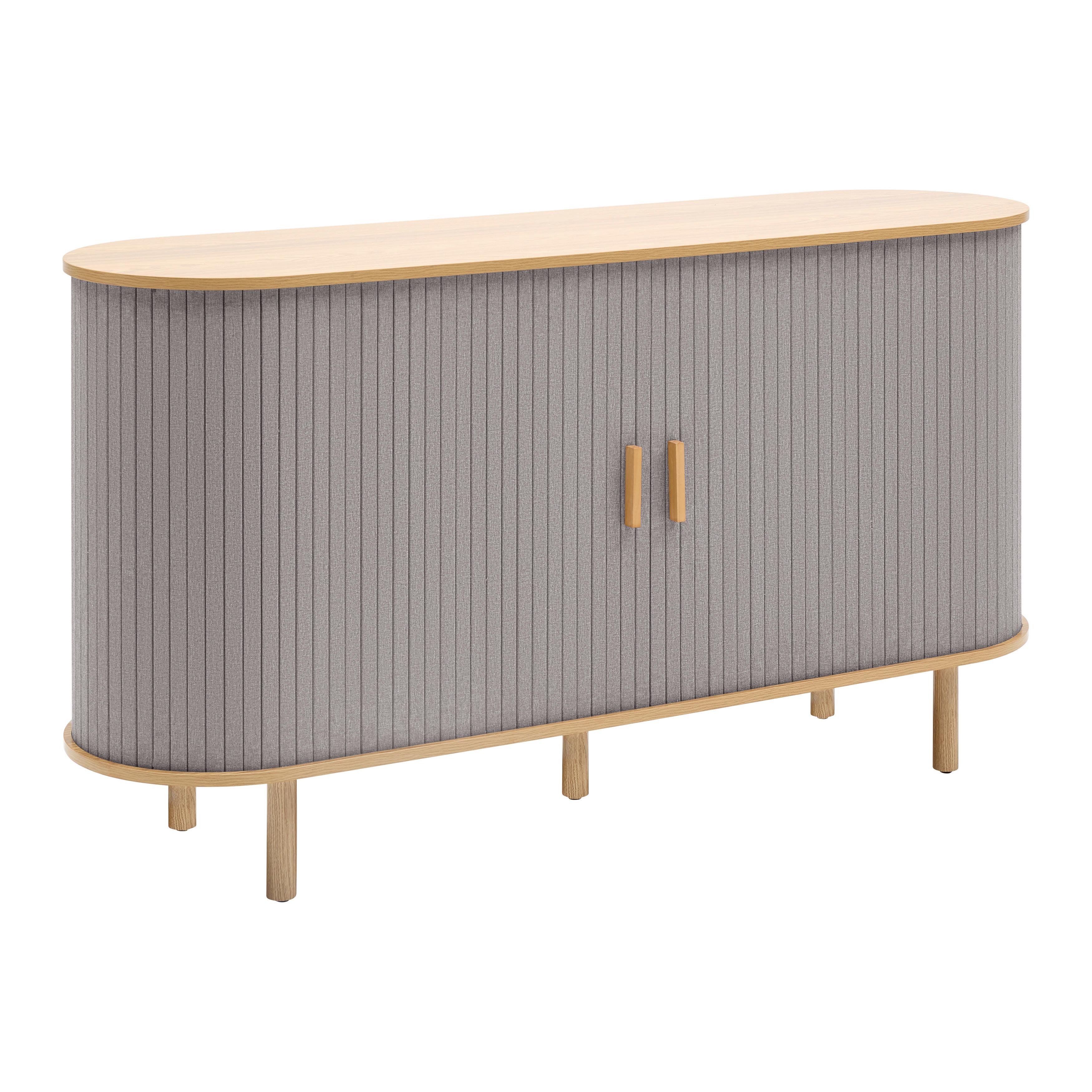 SIDEBOARD ARVID -EXKLUSIV- - grå/naturfärgad, Modern, trämaterial/trä (140/75/40cm) - Mömax