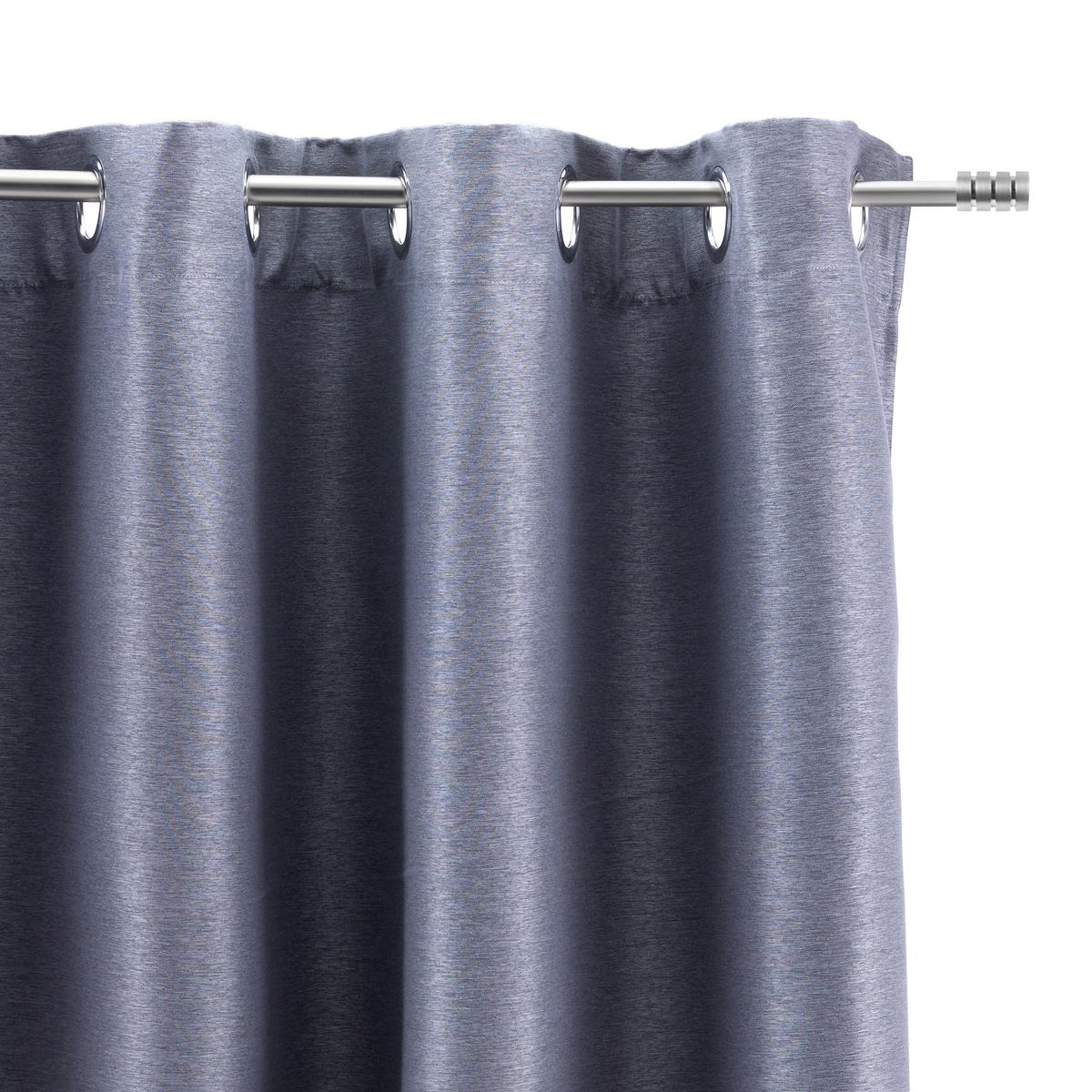 Ösenvorhang Lars in Grau ca. 140x245cm, 2 Stück - Grau, Modern, Textil (140/245cm) - Modern Living