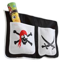 Žep Za Posteljo Leni - črna/bela, Konvencionalno, tekstil (56/32/2cm) - MID.YOU