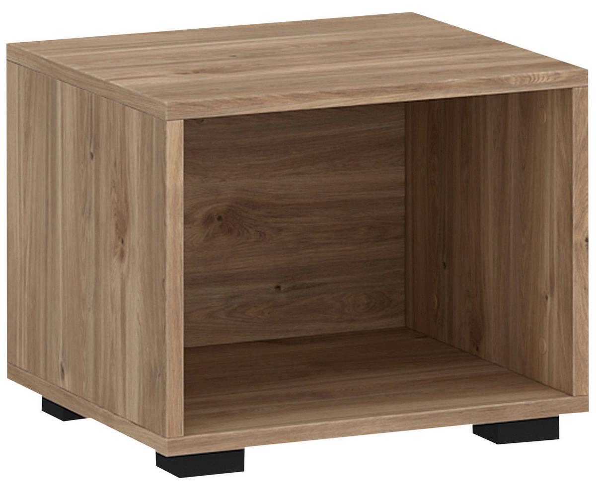 Polica Marlow - boje hrasta, Moderno, drvni materijal/plastika (39,6/33,1/41,6cm) - Modern Living