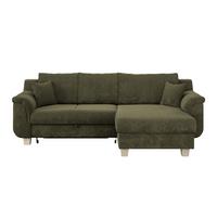Colţar ALEX - verde, Modern, textil (246/88cm) - Modern Living