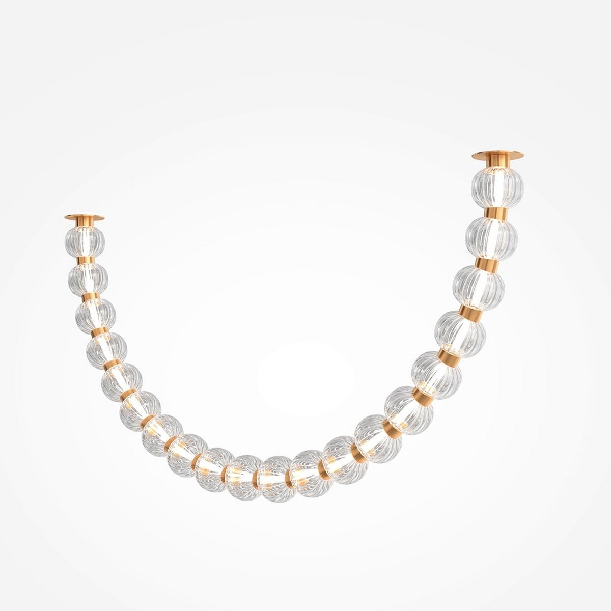 Deckenleuchte Amulet Goldfarben max. 36 Watt - Goldfarben, Modern, Metall (150/9/63,6cm) - MAYTONI
