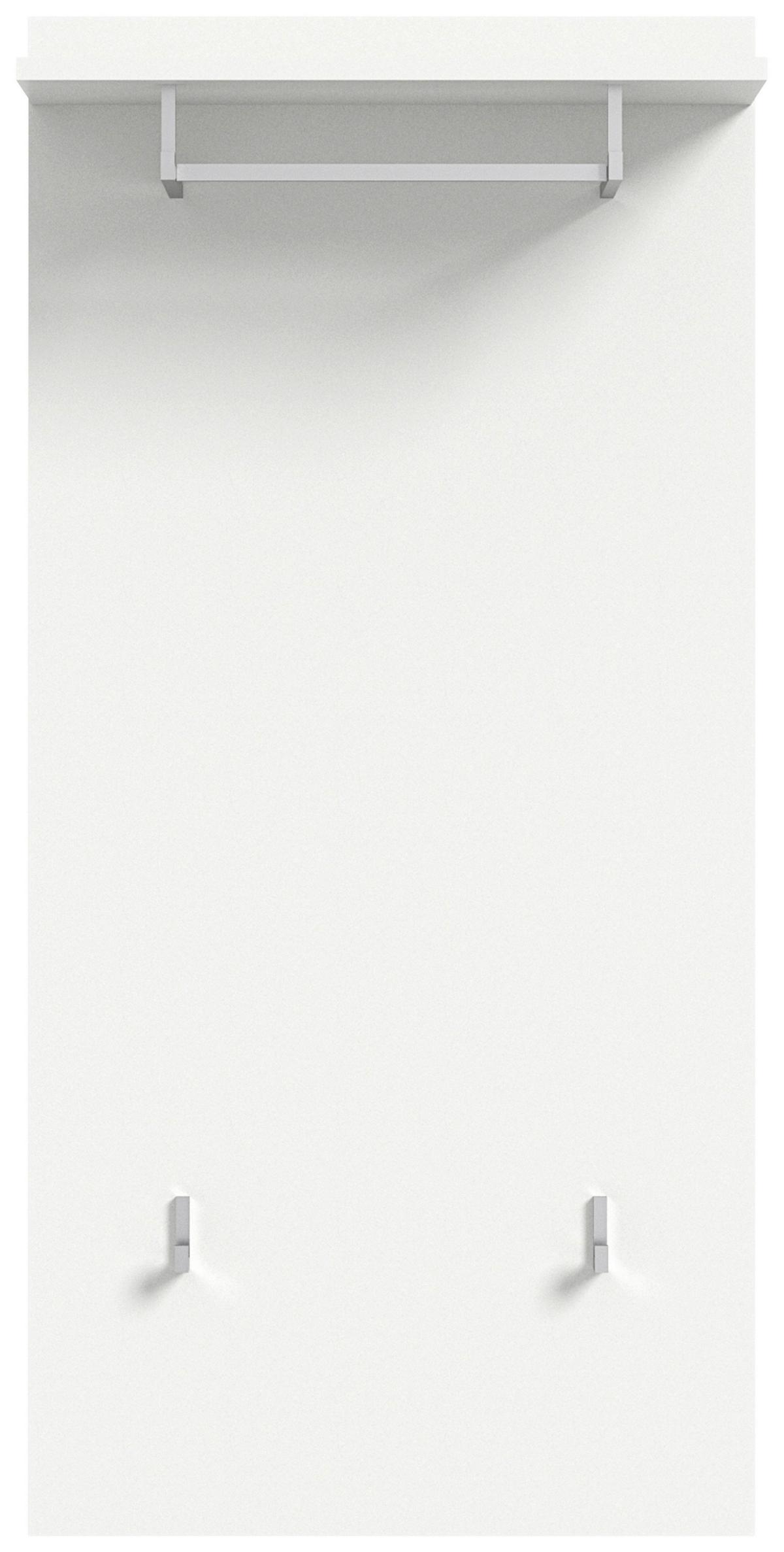 PANEL DO PRZEDPOKOJU PREGO - biały wysoki połysk/biały, Design, materiał drewnopochodny (55/114/27cm) - Xora