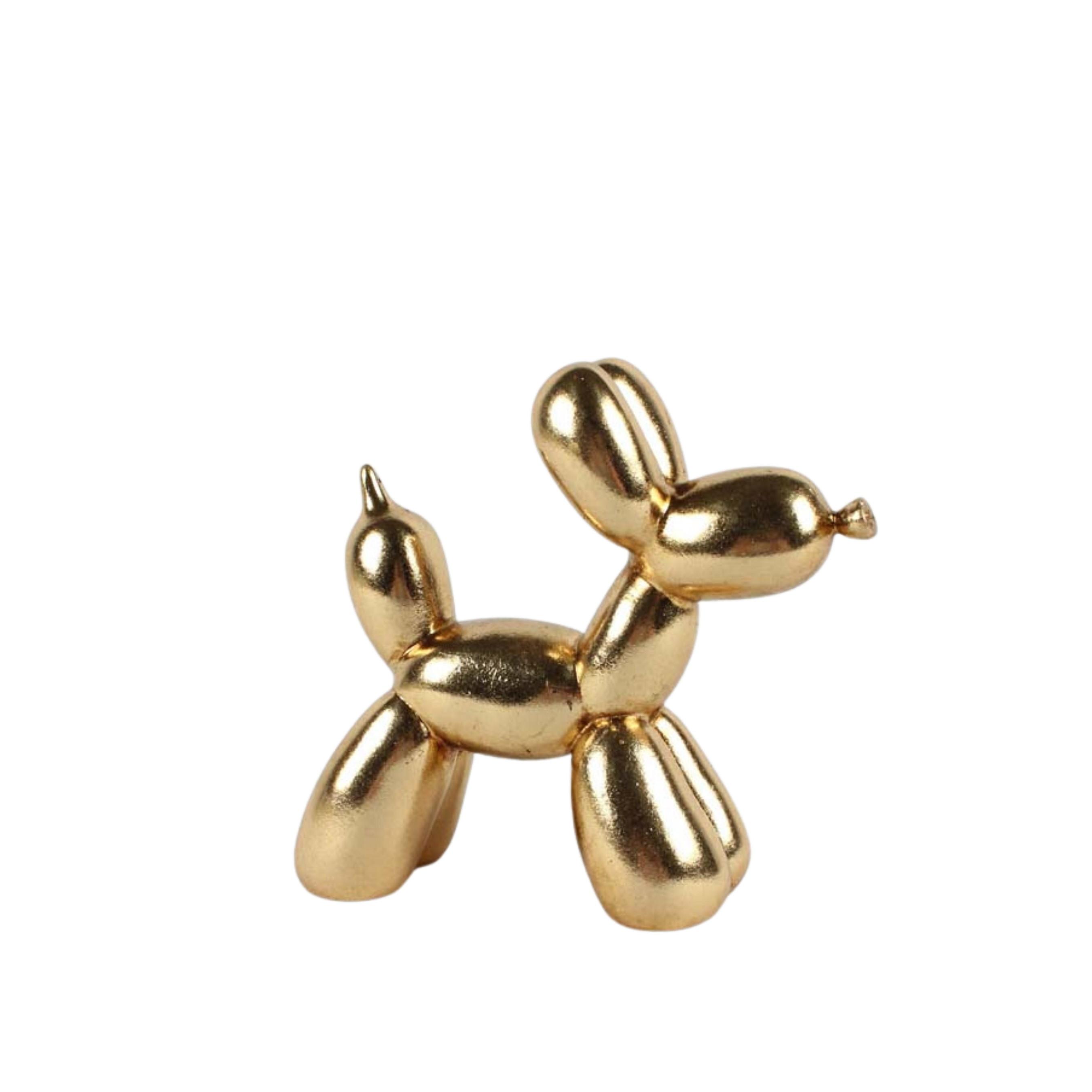 Dekor Kutya Gold Doggy - arany, Modern, műanyag (15/6/13,5cm)