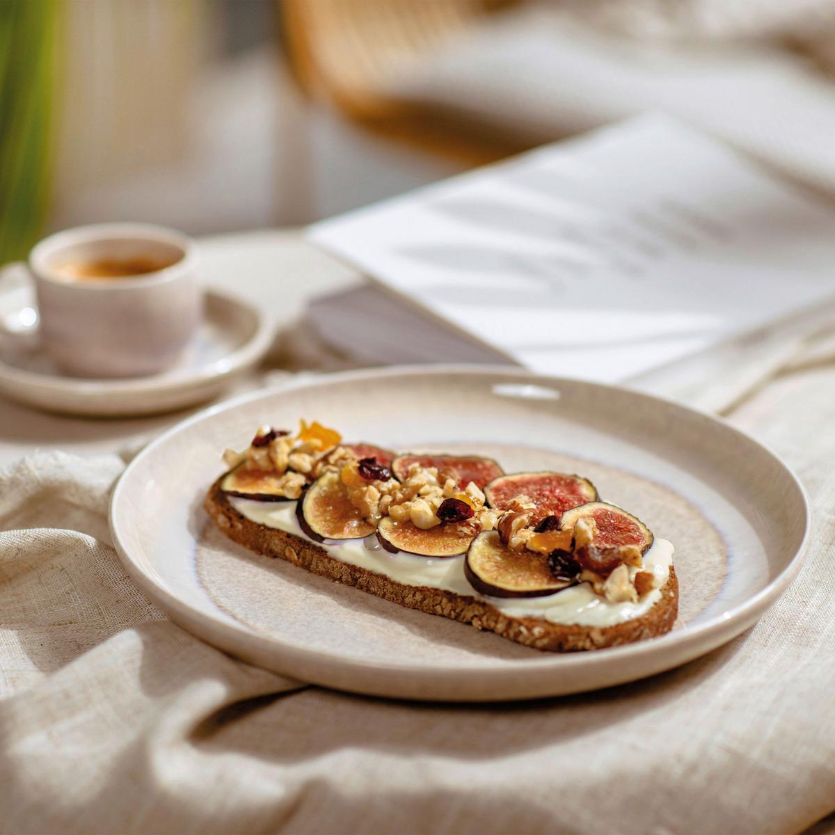 SERWIS ŚNIADANIOWY PERLEMOR SAND - kolor piaskowy, Konventionell, ceramika (34,5/19,4/32,0cm) - like.Villeroy & Boch