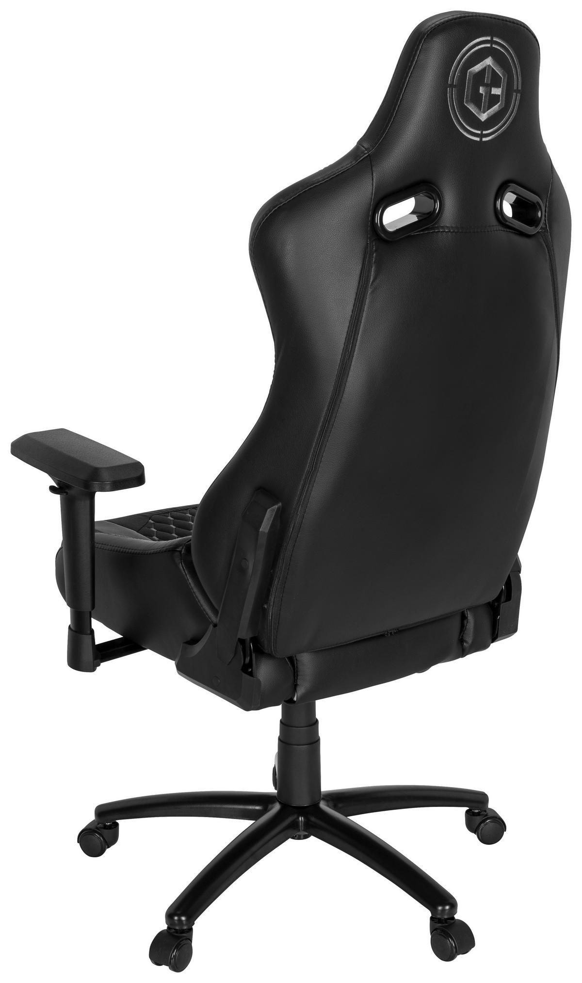 Gaming Stol Gamebreaker Sx 04, Črna - črna/bela, Moderno, kovina/umetna masa (74/137/66cm) - MID.YOU