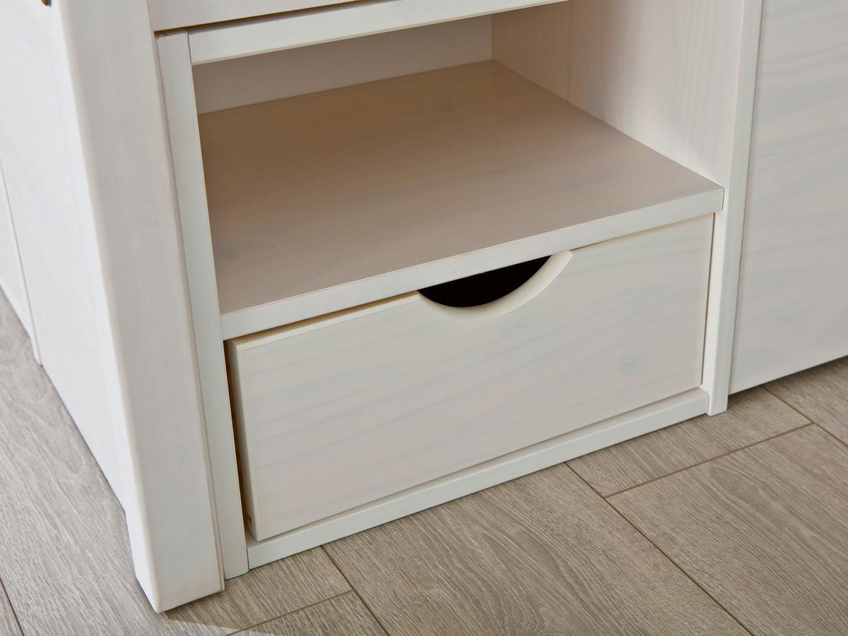 Bettanlage in Weiss - Weiss, Konventionell (180/200cm) - MID.YOU