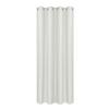 Zavesa Z Obročki Abby - bela, Konvencionalno, tekstil (140/235cm) - Modern Living