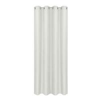 Ösenvorhang Abby Weiss ca. 140x235cm - Weiss, Konventionell, Textil (140/235cm) - Modern Living