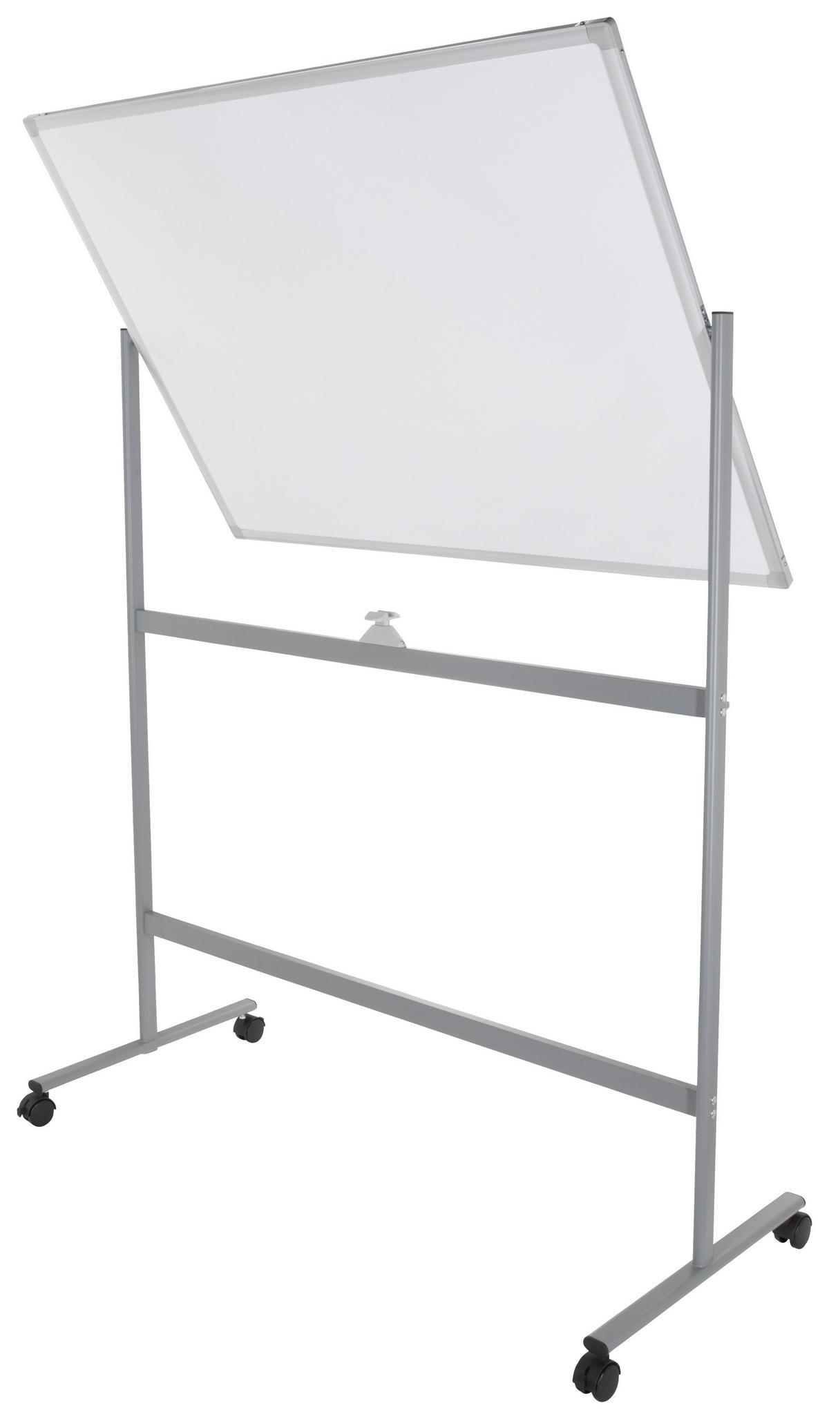 Bela Tabla Multiboard I - srebrne barve/bela, Basics, kovina (128/187/54cm) - MID.YOU