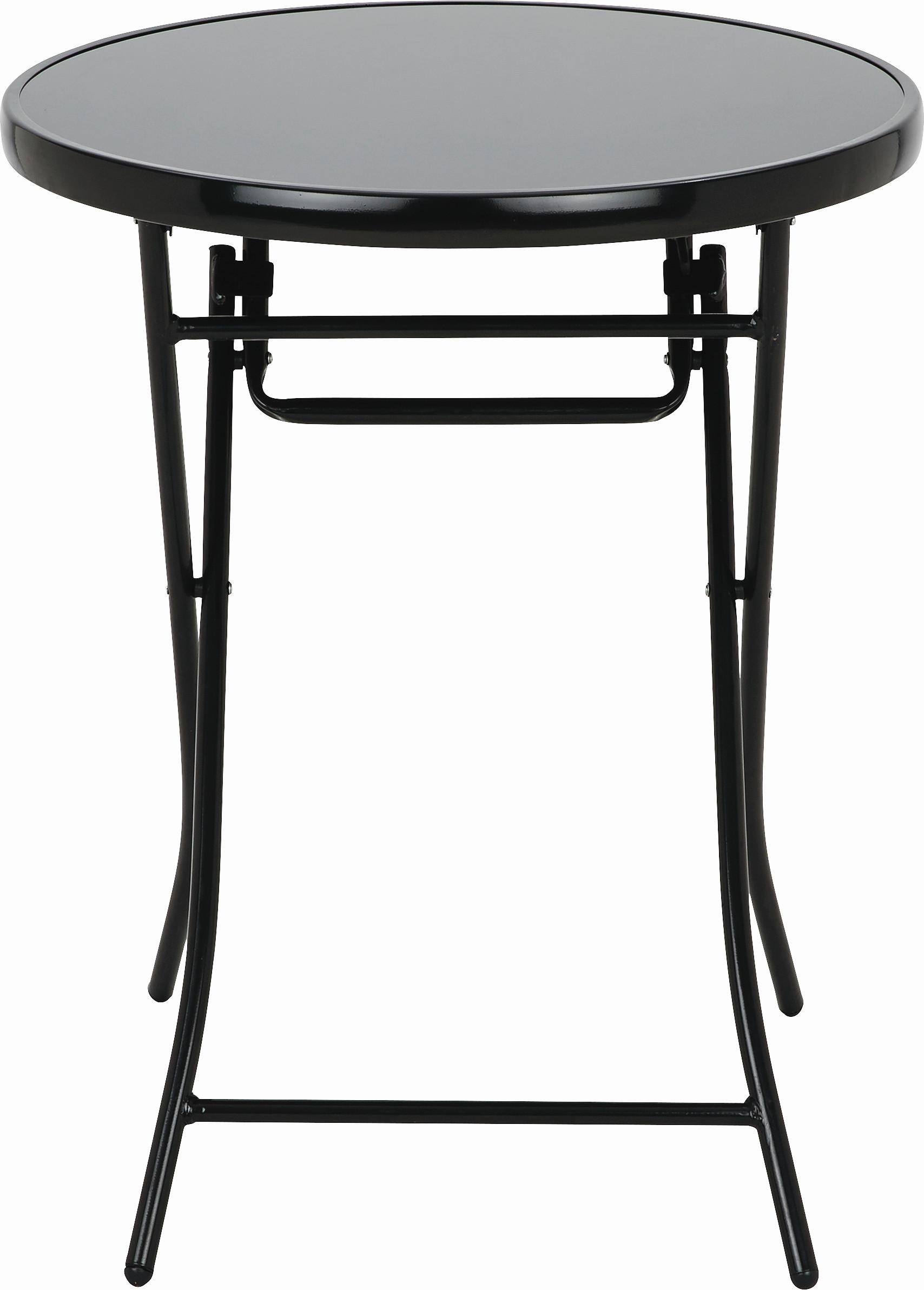 UTEBORD SAM - antracit, metall/glas (60/70cm) - Mömax