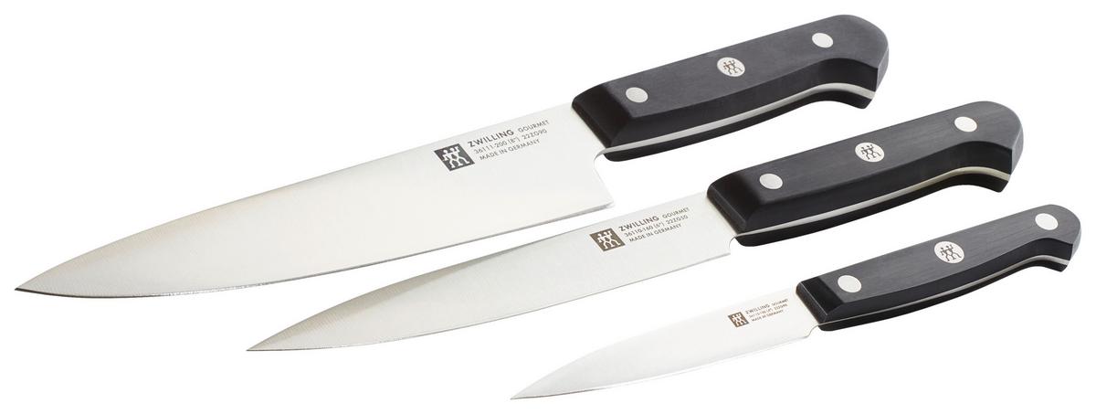 ZESTAW NOŻY 1002443/ 36130-003-0 ZWILLING - kolor srebrny/czarny, Basics, tworzywo sztuczne/metal - Zwilling