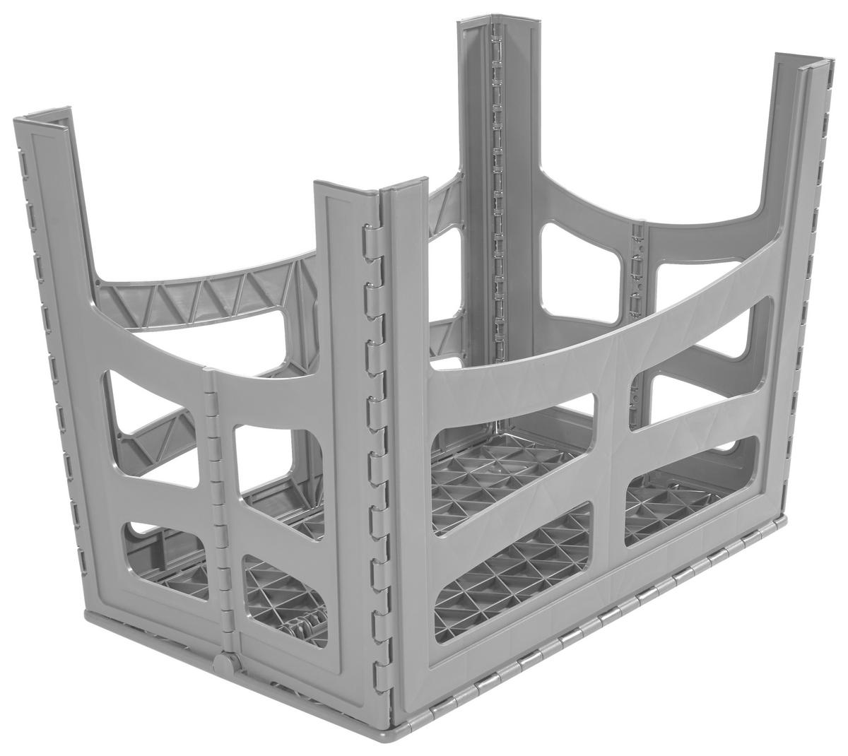Campingtisch Timo Grau - Grau, KONVENTIONELL, Kunststoff (70/45/55cm)