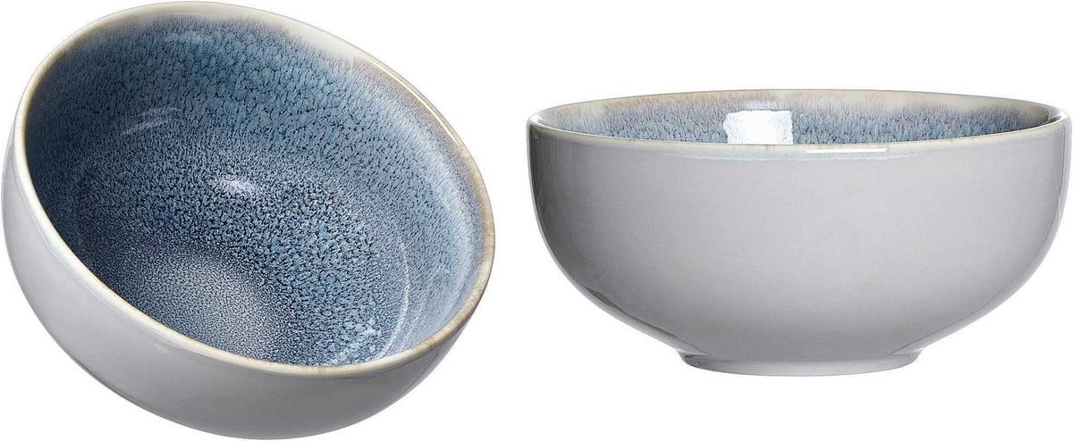 MISECZKA 420173 - niebieski/szary, Basics, ceramika (15/15/7cm) - Ritzenhoff Breker