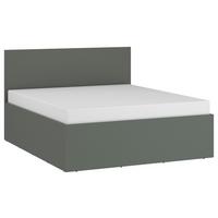 Krevet Pozzi - zelena/crna, Moderno, drvni materijal/plastika (140/200cm) - Modern Living