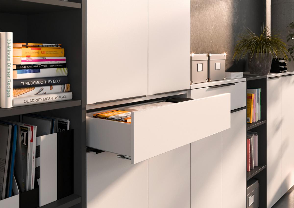 Aktenschrank Ribera in Weiß - Weiß, MODERN, Holzwerkstoff (81/197/40cm) - Premium Living