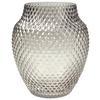 Vase Grau - Grau, Basics, Glas (20/23cm) - Leonardo