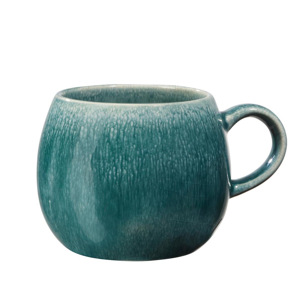 Kaffeebecher Sindri in Blau ca. 480ml - Blau, Modern, Keramik (14.5/11/8.5cm)