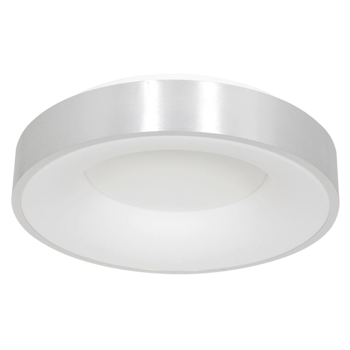 LAMPA SUFITOWA LED 2563ZI RINGLEDE - kolor srebrny, Basics, tworzywo sztuczne/metal (48/9cm)