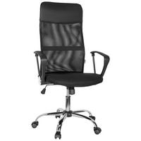 Pisarniški Stol Pure Net, Črna - barve kroma/črna, Moderno, kovina/umetna masa (64/118/60cm) - MID.YOU