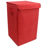 Košara Za Perilo Dreso M, Rdeča - rdeča, Moderno, tekstil (30/50/30cm) - MID.YOU