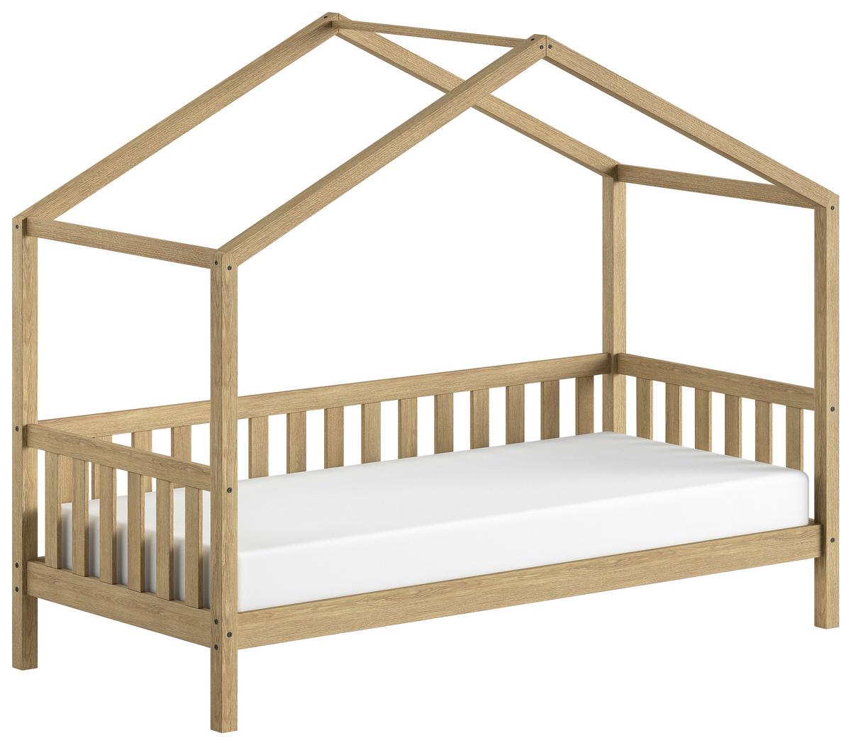 Hausbett Dallas Eiche - Eichefarben/Naturfarben, MODERN, Holz (90/200cm) - Vipack