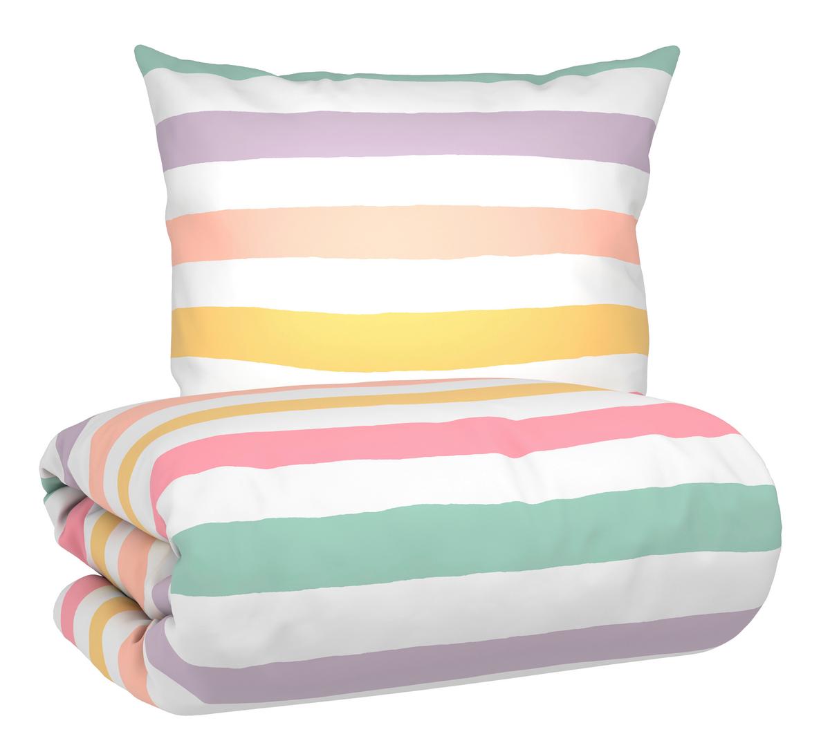 Bettwäsche Lotte Multicolor ca. 135x200cm - Multicolor, Textil (135/200cm) - Mömax