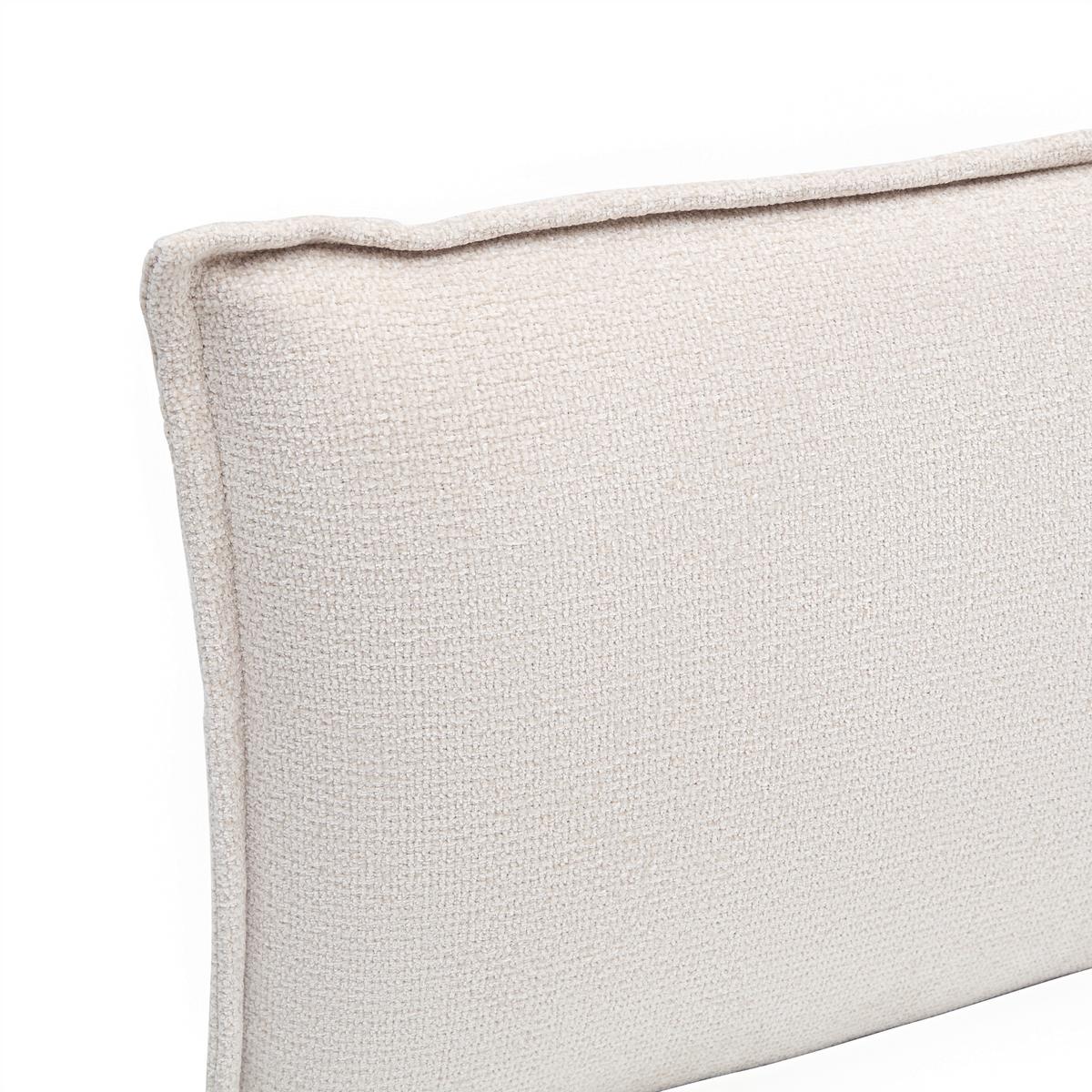 Bettanlage Briona Creme ca. 180x200cm - Champagner/Creme, KONVENTIONELL, Holzwerkstoff/Textil (180/200cm) - Premium Living