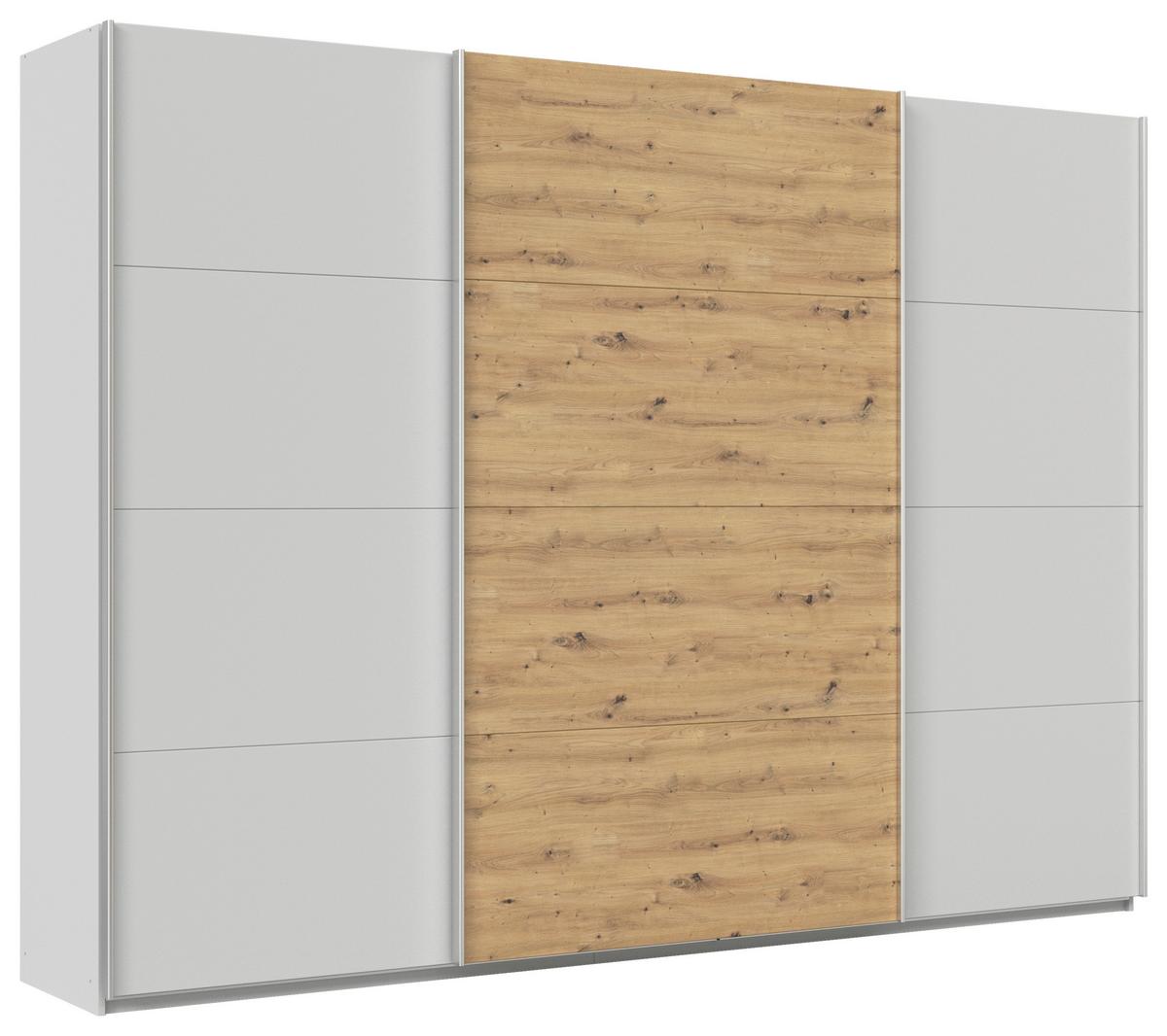 DULAP USI CULISANTE FELDKIRCH - gri deschis/stejar Artisan, Modern, material pe bază de lemn (315/229/62cm)