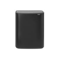 KOSZ NA ODPADY 221484 - czarny, Design, tworzywo sztuczne/metal (54.5/65.6/31.2cm) - Brabantia