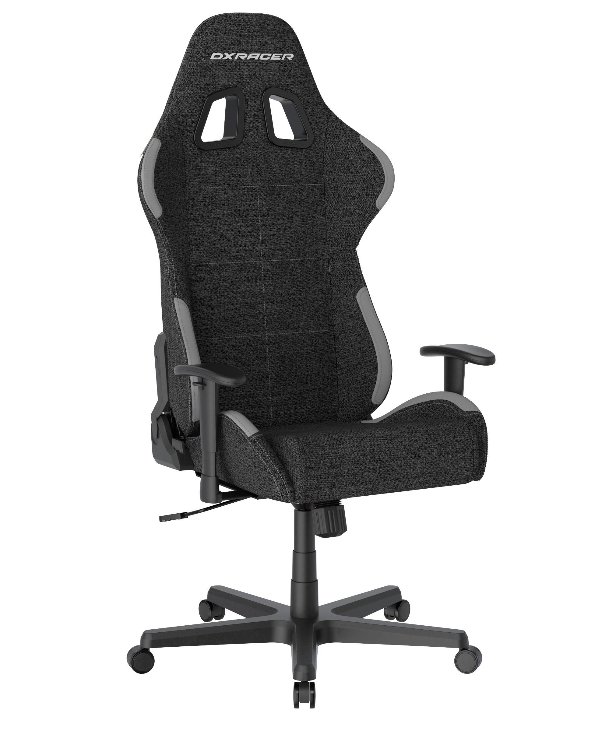 Gamingstuhl Formula Grau/ Schwarz - Schwarz/Grau, KONVENTIONELL, Kunststoff/Textil (70/129/70cm) - Dxracer