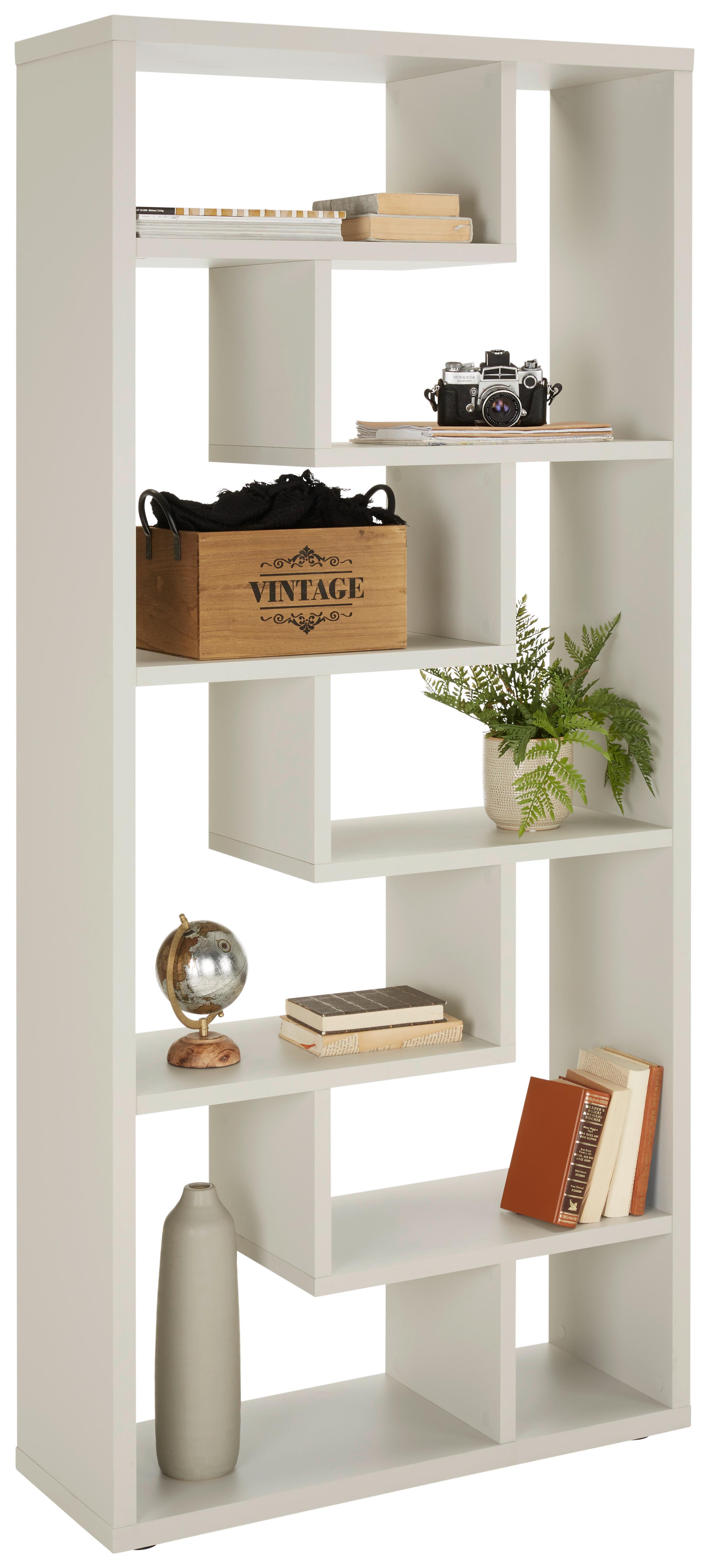 Raumteiler in Grau - Schwarz/Grau, Modern, Holzwerkstoff/Kunststoff (90/199/33cm) - Premium Living
